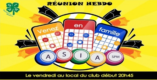 Réunion hebdomadaire de l’ASIA