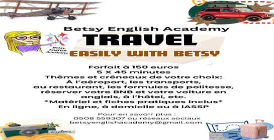 Travel easily with betsy english academy